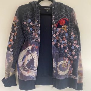 Lucky Brand Zip Up Sweatshirt